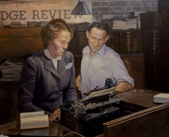 Chris Hopkins - Oil Painter - Internment - Walt and Milly Woodward The Bainbridge Review Chris Hopkins - Oil Painter - Internment - Walt and Milly Woodward The Bainbridge Review