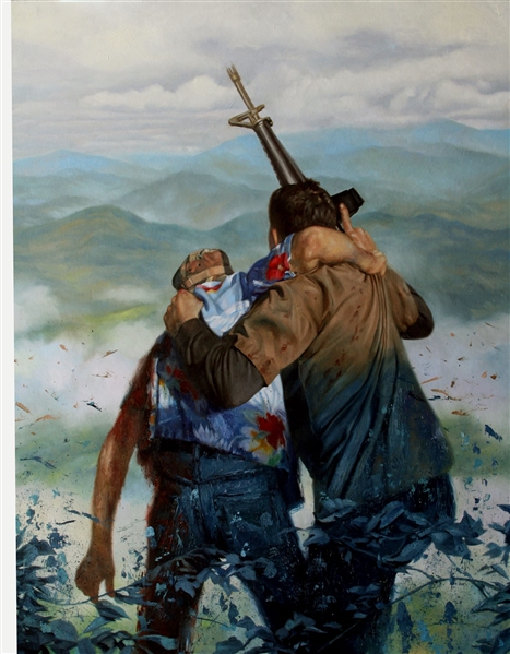 Chris Hopkins - Oil Painter - Air Force Travels - Medal of Honor recipient, Richard Etchberger Chris Hopkins - Oil Painter - Air Force Travels - Medal of Honor recipient, Richard Etchberger