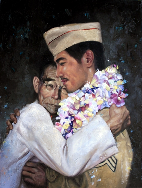 Chris Hopkins - Oil Painter - Internment - Even The Most Stoic of Hearts Chris Hopkins - Oil Painter - Internment - Even The Most Stoic of Hearts