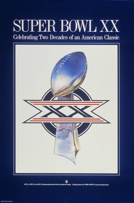 Chris Hopkins - Oil Painter - Advertising - Theme art Superbowl XX Chris Hopkins - Oil Painter - Advertising - Theme art Superbowl XX