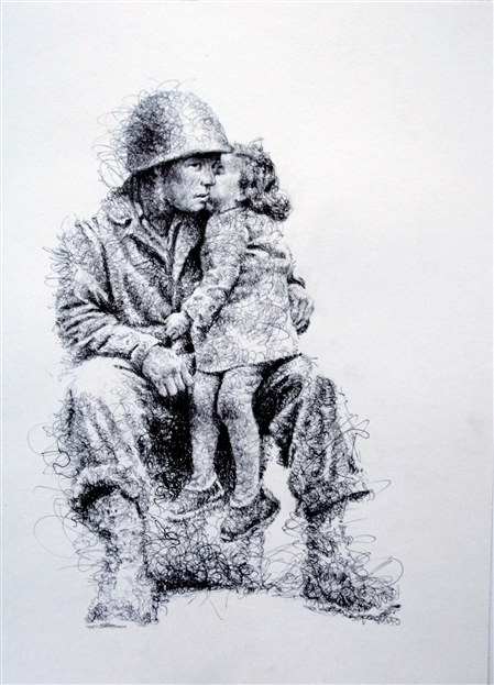 Chris Hopkins - Oil Painter - Internment - First Kiss Chris Hopkins - Oil Painter - Internment - First Kiss